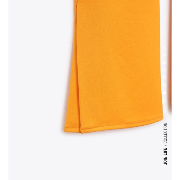 ZARA 2PIECES CROSSOVER FLOWY TOP AND PANTS WITH SIDE VENTS. - Picture 14 of 15